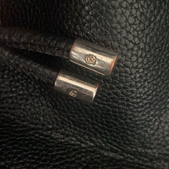 Kate Spade Black Pebbled Leather Backpack Adjustable Straps Gold Tone Logo Chic main image 5